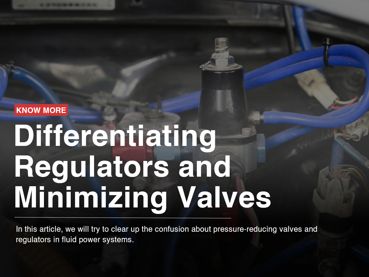 Differentiating Regulators and Minimizing Valves Differentiating Regulators and Minimizing Valves